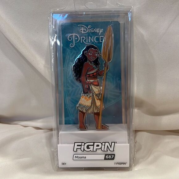 Figpin Accessories - Disney Princess Moana Figpin #687 NEW 3 inch pin or free stand